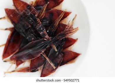 Japanese Snack, Dried Hotaru Firefly Squid For Kanazawa Hokuriku Food Image