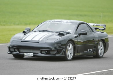 Japanese Sportscar At Castle Combe Racing Circuit UK