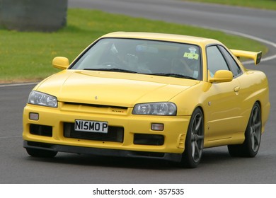 Japanese Sportscar Racing At Castle Combe Circuit UK