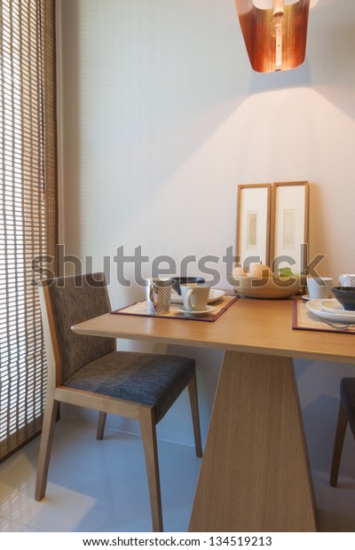 Japanese Style Dining Table Setting Couple Stock Photo Edit Now 134519213