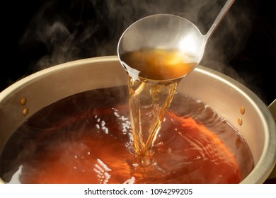 Japanese style soup - Shutterstock ID 1094299205