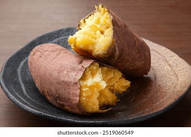 Japanese sweet potato dish "stone baked sweet potato" - Powered by Shutterstock