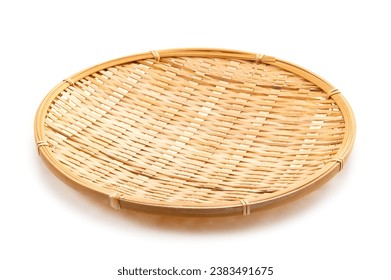 Japanese tableware colander on a white background