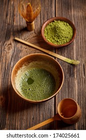 Japanese Tea Ceremony Image With Matcha