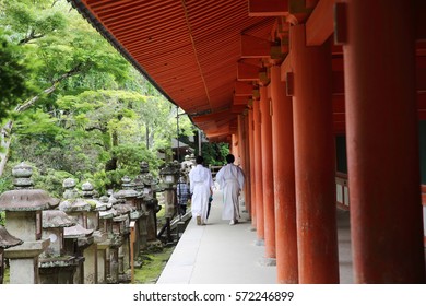 Japanese Temple In Nara City 