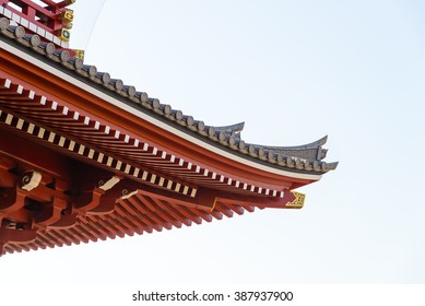 Japanese Temple Roof, Japan.
