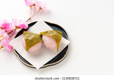 Japanese traditional sweet 'Sakura mochi'