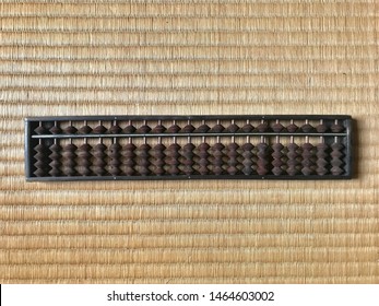 Japanese vintage abacus which was used for calculating.
