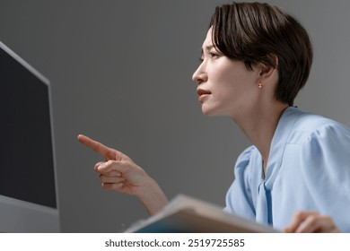 japanese, woman, asian, trouble, workaholic, deadline, paperwork - Powered by Shutterstock