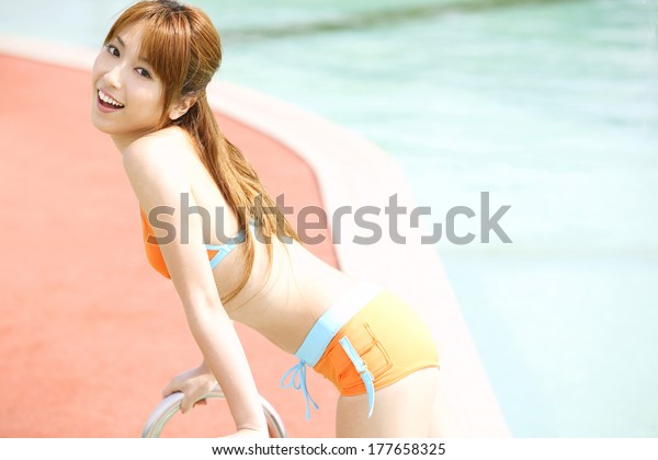 Japanese idol bikini