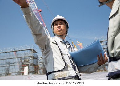 Japanese Work Scene, Site Supervision, Construction Management, New Employee Education