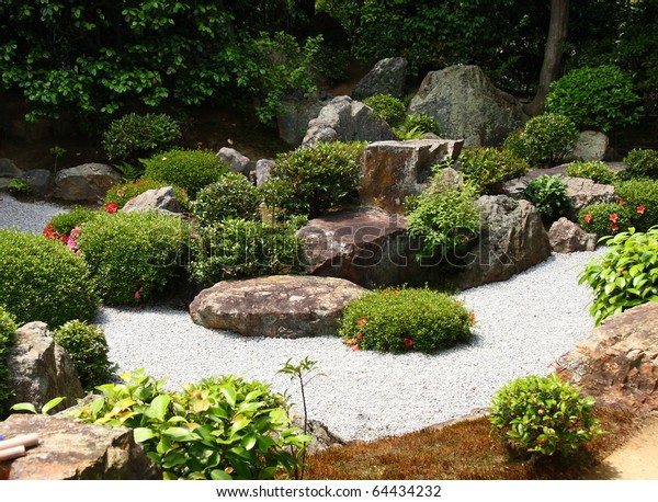 Japanese zen gardens in\
Kyoto