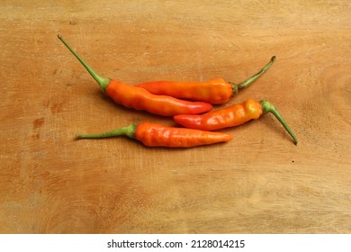 Japlak Chili Photo On A Wooden Board