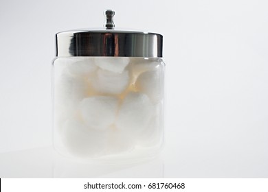 Jar Of Cotton Wool Balls