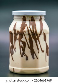 Jar Filled With White Russian Cocktail For Home Delivery