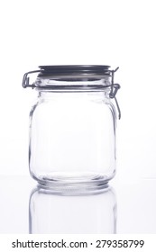 The jar lid on white background.