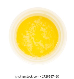 
Jar Of Melted Butter Seen From Above