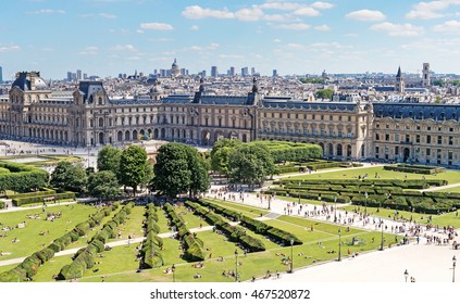 Jardin Des Tuileries. Toned Photo