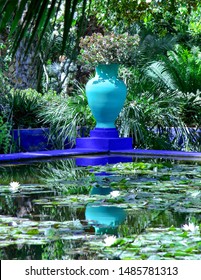 Jardin Majorelle, Marrakech, Blue Vase