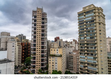 Jardins Neighborhood And Vila Olímpia In São Paulo Capital. Architecture And Urban Movement In The Daily Life Of The City. March 2022.