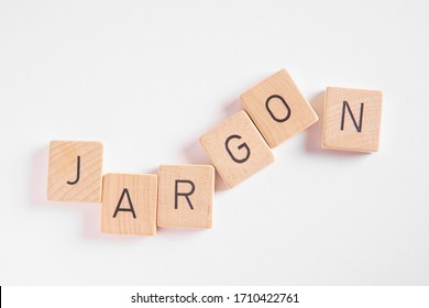 Jargon Word Concept On Wooden Blocks 