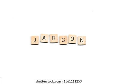 jargon word on white background 
