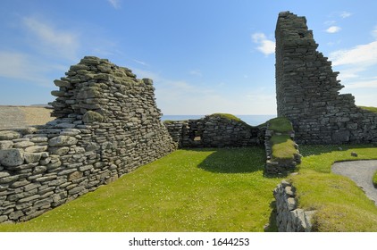 Jarlshof Ruins In The Shetland Islands