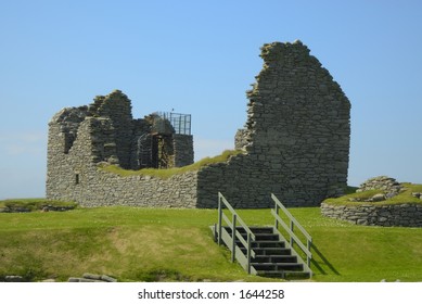 Jarlshof Ruins In The Shetland Islands