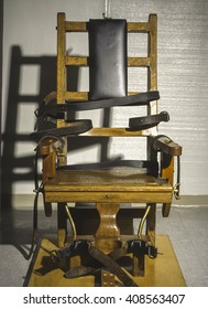 JARRATT, VIRGINIA, USA - APRIL 1995: Death Penalty Electric Chair At Greensville Correctional Center.