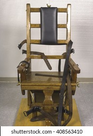 JARRATT, VIRGINIA, USA - APRIL 1995: Death Penalty Electric Chair At Greensville Correctional Center.