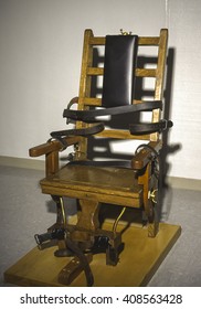 JARRATT, VIRGINIA, USA - APRIL 1995: Death Penalty Electric Chair At Greensville Correctional Center.