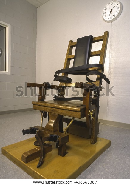 JARRATT, VIRGINIA, USA -\
APRIL 1995: Death penalty electric chair at Greensville\
Correctional Center.