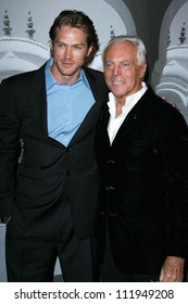 Jason Lewis And Giorgio Armani At The Giorgio Armani Prive Show To Celebrate The Oscars. Green Acres, Los Angeles, CA. 02-24-07