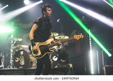 Jason McCaslin Bassist Of Sum 41 , Live At O2 Victoria Warehouse Manchester June 26th 2019 