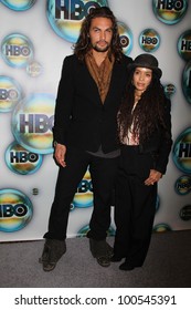 Jason Momoa, Lisa Bonet At The HBO 2012 Golden Globe Awards Post Party, Beverly Hilton Hotel, Beverly Hills, CA 01-15-12