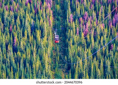 Jasper Sky Tram In Alberta Canada Late Summer