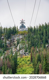 Jasper Sky Tram At Jasper National Park Alberta Canada