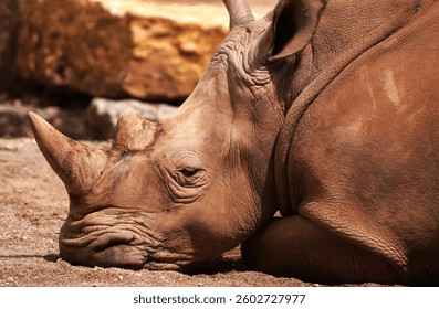 java rhino in the zoo