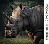 The Javan Rhino is one of the world