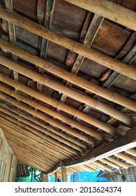 Javanese Traditional House With Bamboo Roof