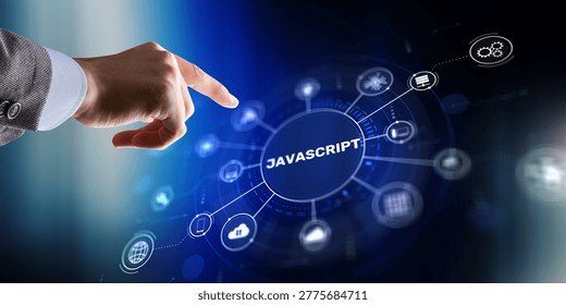 JavaScript Code Development Web Programming Language for Frontend Backend and Full Stack Software Engineering Projects. - Powered by Shutterstock - Get 15% off with code: PIKWIZARD15