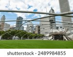 Jay Pritzker Pavilion in Millennium Park. Chicago.