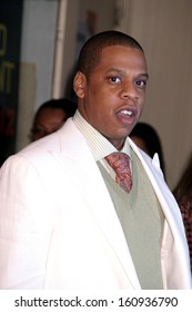 Jay Z At Opening Of JULIUS CAESAR With Denzel Washington, Belasco Theatre, New York, NY, April 03, 2005