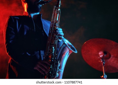 Jazz Band Performs At The Club