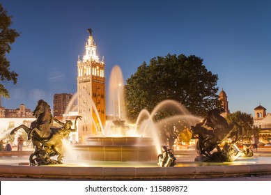 J.C. Nichols Memorial Fountain, by Henri-Leon Greber in Kansas City Missouri