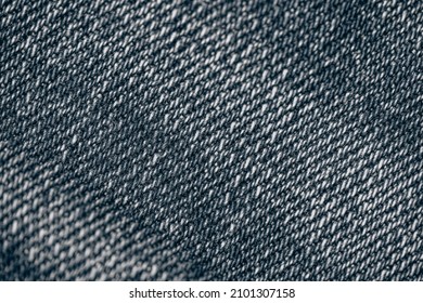 Jean Background Blue Denim Pattern. Classic Jeans Texture - Shutterstock ID 2101307158