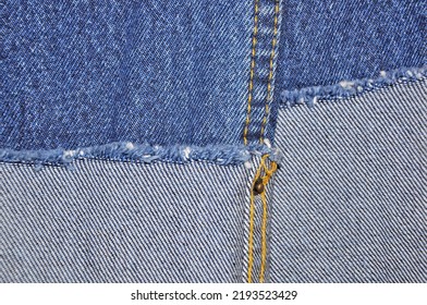 Jean Denim Texture Ripped, Blue Fabric