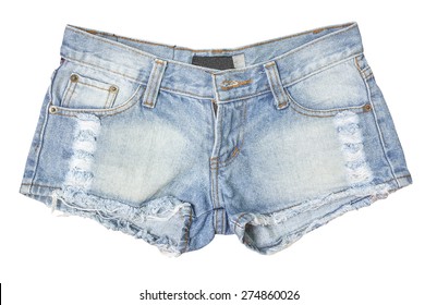 Jean Shorts Isolated