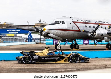 Jean-Eric Vergne ( DS Techeetah ) During The 2022 FIA Formula E Berlin E-Prix (ePrix) In Tempelhof - Berlin ( Germany) On 13-14-15 May 2022