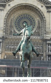 Jeanne D'Arc Monument In Paris